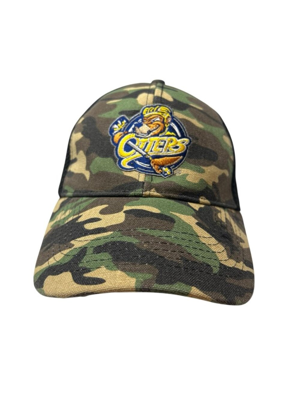 Erie Otters Camo Snapback Trucker Dad Hat Cap Hunting OHL CHL Matthew Schaefer
